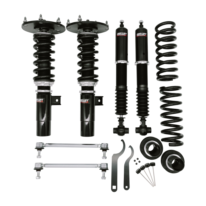 BMW 328d Coilover Suspension Kit - Front + Rear - Air Lift - 32-way Damping Adjustment - `15-`18